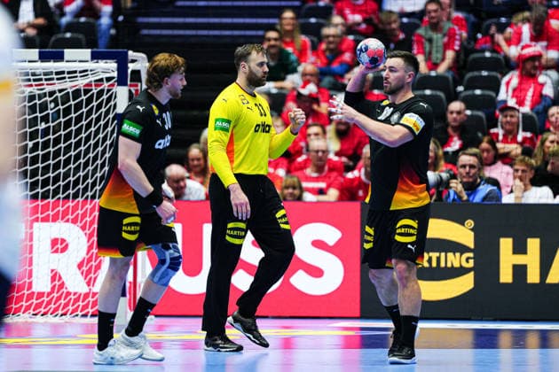 Jubel nach Parade Andreas Wolff (Deutschland, 33) DEN, Deutschland vs. Norwegen, Handball, EHF Europameisterschaft 2026, Hauptrunde, Spieltag 2, 24.01.2026 DEN, Deutschland vs. Norwegen, Handball, EHF Europameisterschaft 2026, Hauptrunde, Spieltag 2, 24.01.2026 Herning Copyright: xEibner-Pressefoto MarcelxvonxFehrnx EP_MFN