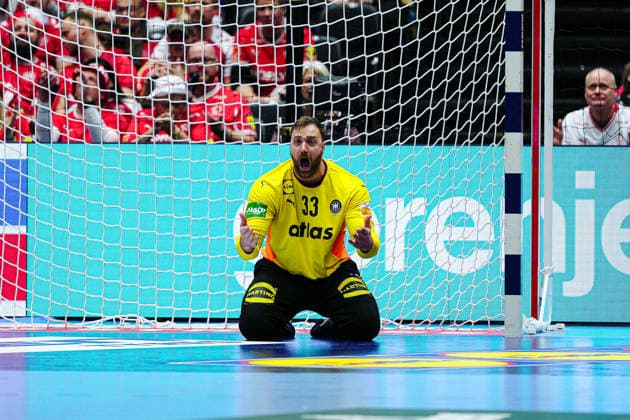 Andreas Wolff (Deutschland, 33) wuetend DEN, Deutschland vs. Norwegen, Handball, EHF Europameisterschaft 2026, Hauptrunde, Spieltag 2, 24.01.2026 DEN, Deutschland vs. Norwegen, Handball, EHF Europameisterschaft 2026, Hauptrunde, Spieltag 2, 24.01.2026 Herning Copyright: xEibner-Pressefoto MarcelxvonxFehrnx EP_MFN