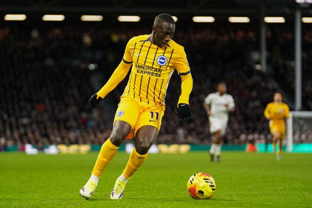 Fulham v Brighton & Hove Albion, Premier League Yankuba Minteh of Brighton & Hove Albion during the Fulham v Brighton & Hove Albion Premier League match at Craven Cottage, London, England on 24 January 2026 Credit: Dylan Hepworth Every Second Media Editorial use only. All images are copyright Every Second Media Limited. No images may be reproduced without prior permission. All rights reserved. Premier League and Football League images are subject to licensing agreements with Football DataCo Limited. see https: www.football-dataco.com Copyright: xIMAGO EveryxSecondxMediax ESM-1770-0153 DylanxHepworthx xEveryxSecondxMediax