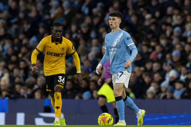 Manchester City v Wolverhampton Wanderers - Premier League Phil Foden 47 of Manchester City F.C. is in possession of the ball during the Premier League match between Manchester City and Wolverhampton Wanderers at the Etihad Stadium in Manchester, England, on January 24, 2026. Manchester Manchester United, ManU Kingdom  Copyright: xMIxNewsx originalFilename:fletcher-manchest260124_npx3K.jpg
