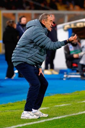 coach Maurizio Sarri of SS Lazio during US Lecce vs SS Lazio, Italian soccer Serie A match in Lecce, Italy, January 24 2026  Copyright: xEmmanuelexMastrodonato IPAxSportx xipa-agency.netx xx IPA_70515869 IPA_Agency_IPA70515869