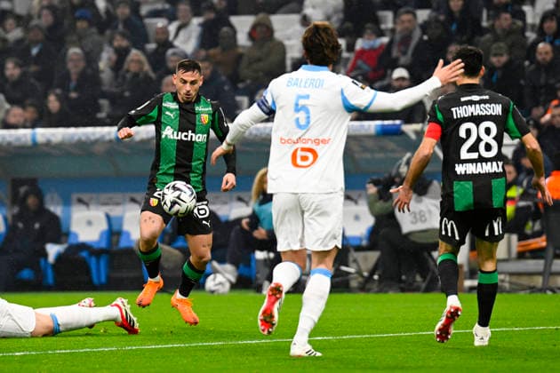 FOOTBALL : Olympique de Marseille VS RC Lens - Ligue 1 McDonald s - 24 01 2026 Ruben Aguilar (RC Lens) - Ligue 1 McDonald s match between Olympique de Marseille and Racing Club de Lens on January 24, 2026 at the Orange Velodrome Stadium in Marseille. MarseilleFrance  Copyright: xWilliamxCannarellax