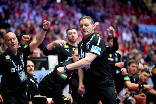 EM Men s Handball: Germany - Norway Germany s national coach Alfred Gislason reacts during the men s handball match between Germany and Norway in EHF Euro 2026 group B at Jyske Bank Boxen in Herning, Saturday, January 24, 2026. (Photo: Bo Amstrup Ritzau Scanpix) , Herning Denmark Mors Copyright: BoxAmrstrupx xRitzauxScanpix BoxAmstrupx spdk20260124-224141-L