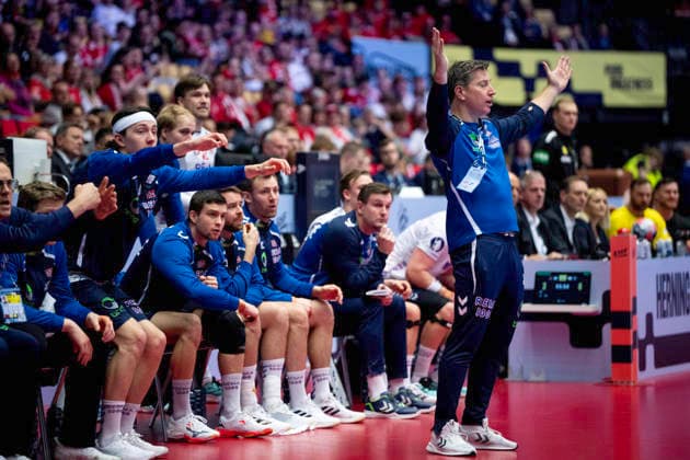 European Men s Handball Championship: Germany - Norway Norway s national coach Jonas Wille reacts during the men s handball match between Germany and Norway in EHF Euro 2026 Group B at Jyske Bank Boxen in Herning, Saturday, January 24, 2026. (Photo: Bo Amstrup Ritzau Scanpix) , Herning Denmark Mors Copyright: BoxAmrstrupx xRitzauxScanpix BoxAmstrupx spdk20260124-224741-L