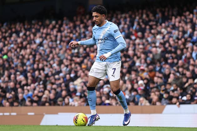 Manchester City v Wolverhampton Wanderers, Premier League Omar Marmoush of Manchester City during the Manchester City v Wolverhampton Wanderers Premier League match at the Etihad Stadium, Manchester, England on 24 January 2026 Credit: Ryan Crockett Every Second Media Editorial use only. All images are copyright Every Second Media Limited. No images may be reproduced without prior permission. All rights reserved. Premier League and Football League images are subject to licensing agreements with Football DataCo Limited. see https: www.football-dataco.com Copyright: xIMAGO EveryxSecondxMediax ESM-1769-0165 RyanxCrockettx xEveryxSecondxMediax