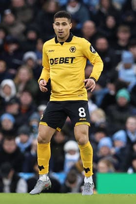 Manchester City v Wolverhampton Wanderers, Premier League Joao Gomes of Wolverhampton Wanderers during the Manchester City v Wolverhampton Wanderers Premier League match at the Etihad Stadium, Manchester, England on 24 January 2026 Credit: Ryan Crockett Every Second Media Editorial use only. All images are copyright Every Second Media Limited. No images may be reproduced without prior permission. All rights reserved. Premier League and Football League images are subject to licensing agreements with Football DataCo Limited. see https: www.football-dataco.com Copyright: xIMAGO EveryxSecondxMediax ESM-1769-0226 RyanxCrockettx xEveryxSecondxMediax