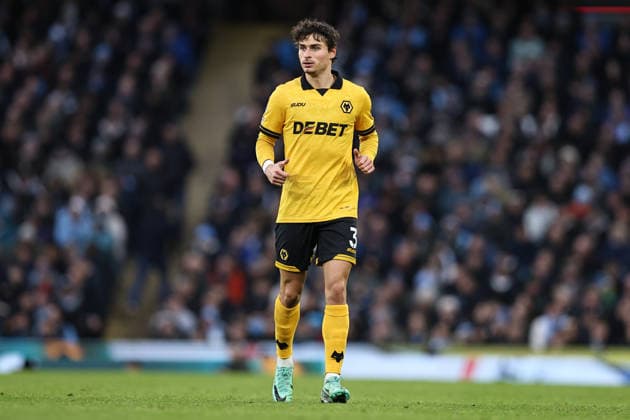 Manchester City v Wolverhampton Wanderers, Premier League Hugo Bueno of Wolverhampton Wanderers during the Manchester City v Wolverhampton Wanderers Premier League match at the Etihad Stadium, Manchester, England on 24 January 2026 Credit: Ryan Crockett Every Second Media Editorial use only. All images are copyright Every Second Media Limited. No images may be reproduced without prior permission. All rights reserved. Premier League and Football League images are subject to licensing agreements with Football DataCo Limited. see https: www.football-dataco.com Copyright: xIMAGO EveryxSecondxMediax ESM-1769-0228 RyanxCrockettx xEveryxSecondxMediax