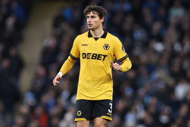 Manchester City v Wolverhampton Wanderers, Premier League Hugo Bueno of Wolverhampton Wanderers during the Manchester City v Wolverhampton Wanderers Premier League match at the Etihad Stadium, Manchester, England on 24 January 2026 Credit: Ryan Crockett Every Second Media Editorial use only. All images are copyright Every Second Media Limited. No images may be reproduced without prior permission. All rights reserved. Premier League and Football League images are subject to licensing agreements with Football DataCo Limited. see https: www.football-dataco.com Copyright: xIMAGO EveryxSecondxMediax ESM-1769-0231 RyanxCrockettx xEveryxSecondxMediax