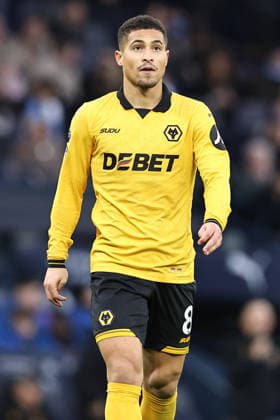 Manchester City v Wolverhampton Wanderers, Premier League Joao Gomes of Wolverhampton Wanderers during the Manchester City v Wolverhampton Wanderers Premier League match at the Etihad Stadium, Manchester, England on 24 January 2026 Credit: Ryan Crockett Every Second Media Editorial use only. All images are copyright Every Second Media Limited. No images may be reproduced without prior permission. All rights reserved. Premier League and Football League images are subject to licensing agreements with Football DataCo Limited. see https: www.football-dataco.com Copyright: xIMAGO EveryxSecondxMediax ESM-1769-0244 RyanxCrockettx xEveryxSecondxMediax