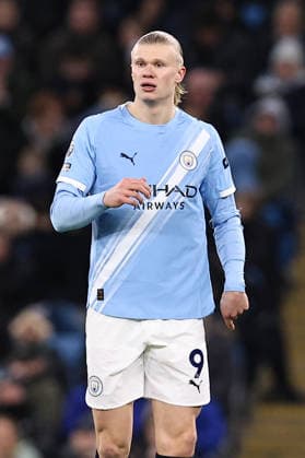 Manchester City v Wolverhampton Wanderers, Premier League Erling Haaland of Manchester City during the Manchester City v Wolverhampton Wanderers Premier League match at the Etihad Stadium, Manchester, England on 24 January 2026 Credit: Ryan Crockett Every Second Media Editorial use only. All images are copyright Every Second Media Limited. No images may be reproduced without prior permission. All rights reserved. Premier League and Football League images are subject to licensing agreements with Football DataCo Limited. see https: www.football-dataco.com Copyright: xIMAGO EveryxSecondxMediax ESM-1769-0257 RyanxCrockettx xEveryxSecondxMediax