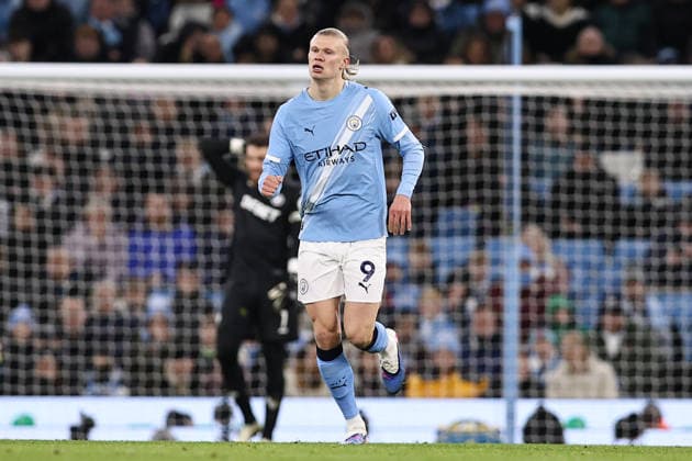 Manchester City v Wolverhampton Wanderers, Premier League Erling Haaland of Manchester City during the Manchester City v Wolverhampton Wanderers Premier League match at the Etihad Stadium, Manchester, England on 24 January 2026 Credit: Ryan Crockett Every Second Media Editorial use only. All images are copyright Every Second Media Limited. No images may be reproduced without prior permission. All rights reserved. Premier League and Football League images are subject to licensing agreements with Football DataCo Limited. see https: www.football-dataco.com Copyright: xIMAGO EveryxSecondxMediax ESM-1769-0267 RyanxCrockettx xEveryxSecondxMediax