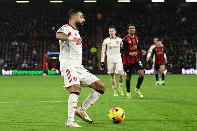 Bournemouth v Liverpool, Premier League Mohamed Salah (11) of Liverpool on the attack during the Premier League match between Bournemouth and Liverpool at the Vitality Stadium, Bournemouth, UK on 24 January 2026. Bournemouth Vitality Stadium Dorset UK Editorial use only DataCo restrictions apply See www.football-dataco.com , Copyright: xGrahamxHuntx PSI-23639-0265