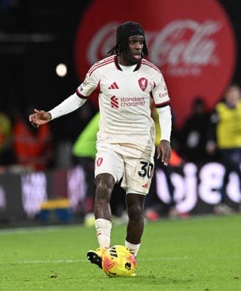 Bournemouth v Liverpool, Premier League Jeremie Frimpong (30) of Liverpool during the Premier League match between Bournemouth and Liverpool at the Vitality Stadium, Bournemouth, UK on 24 January 2026. Bournemouth Vitality Stadium Dorset UK Editorial use only DataCo restrictions apply See www.football-dataco.com , Copyright: xGrahamxHuntx PSI-23639-0272