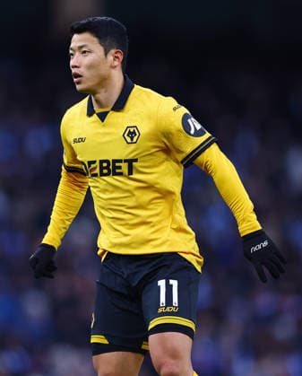 Hwang Hee-Chan of Wolverhampton Wanderers Manchester City v Wolverhampton Wanderers, Premier League, Football, Etihad Stadium, Manchester, UK - 24 Jan 2026Manchester Etihad Stadium United Kingdom EDITORIAL USE ONLY No use with unauthorised audio, video, data, fixture lists, club league logos or live services. Online in-match use limited to 120 images, no video emulation. No use in betting, games or single club league player publications.  Copyright: xMattxWest Shutterstockx 16425986cu