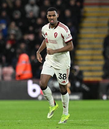 Bournemouth v Liverpool, Premier League Ryan Gravenberch (38) of Liverpool during the Premier League match between Bournemouth and Liverpool at the Vitality Stadium, Bournemouth, UK on 24 January 2026. Bournemouth Vitality Stadium Dorset UK Editorial use only DataCo restrictions apply See www.football-dataco.com , Copyright: xGrahamxHuntx PSI-23639-0290