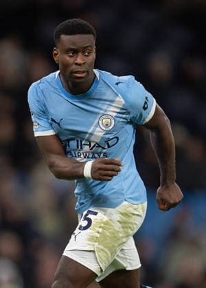 Manchester City v Wolverhampton Wanderers - Premier League MANCHESTER, ENGLAND - JANUARY 24: Marc Guehi of Manchester City in action during the Premier League match between Manchester City and Wolverhampton Wanderers at Etihad Stadium on January 24, 2026 in Manchester, England. Marc Guehi Manchester Etihad Stadium England United Kingdom Copyright: xVisionhausx 776340582