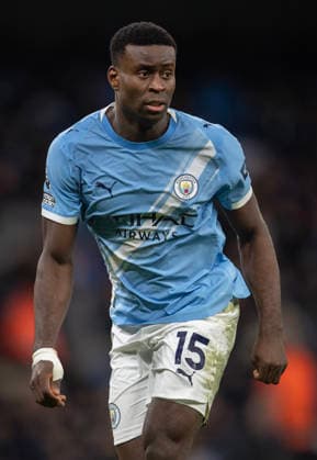 Manchester City v Wolverhampton Wanderers - Premier League MANCHESTER, ENGLAND - JANUARY 24: Marc Guehi of Manchester City in action during the Premier League match between Manchester City and Wolverhampton Wanderers at Etihad Stadium on January 24, 2026 in Manchester, England. Marc Guehi Manchester Etihad Stadium England United Kingdom Copyright: xVisionhausx 776340582