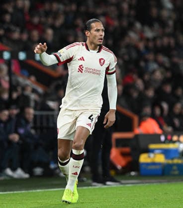 Bournemouth v Liverpool, Premier League Virgil van Dijk (4) of Liverpool during the Premier League match between Bournemouth and Liverpool at the Vitality Stadium, Bournemouth, UK on 24 January 2026. Bournemouth Vitality Stadium Dorset UK Editorial use only DataCo restrictions apply See www.football-dataco.com , Copyright: xGrahamxHuntx PSI-23639-0305