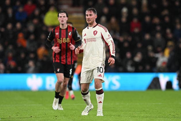 Bournemouth v Liverpool, Premier League Alexis Mac Allister (10) of Liverpool during the Premier League match between Bournemouth and Liverpool at the Vitality Stadium, Bournemouth, UK on 24 January 2026. Bournemouth Vitality Stadium Dorset UK Editorial use only DataCo restrictions apply See www.football-dataco.com , Copyright: xGrahamxHuntx PSI-23639-0308