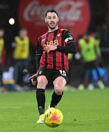 Bournemouth v Liverpool, Premier League Adam Smith (15) of AFC Bournemouth during the Premier League match between Bournemouth and Liverpool at the Vitality Stadium, Bournemouth, UK on 24 January 2026. Bournemouth Vitality Stadium Dorset UK Editorial use only DataCo restrictions apply See www.football-dataco.com , Copyright: xGrahamxHuntx PSI-23639-0313