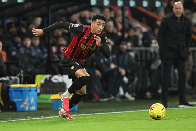 Bournemouth v Liverpool, Premier League James Hill (23) of AFC Bournemouth on the attack during the Premier League match between Bournemouth and Liverpool at the Vitality Stadium, Bournemouth, UK on 24 January 2026. Bournemouth Vitality Stadium Dorset UK Editorial use only DataCo restrictions apply See www.football-dataco.com , Copyright: xGrahamxHuntx PSI-23639-0320