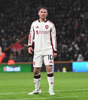 Bournemouth v Liverpool, Premier League Alexis Mac Allister (10) of Liverpool during the Premier League match between Bournemouth and Liverpool at the Vitality Stadium, Bournemouth, UK on 24 January 2026. Bournemouth Vitality Stadium Dorset UK Editorial use only DataCo restrictions apply See www.football-dataco.com , Copyright: xGrahamxHuntx PSI-23639-0327