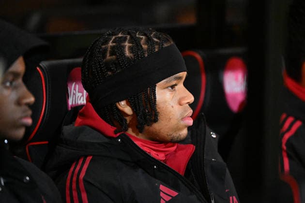 Bournemouth v Liverpool, Premier League Rio Ngumoha (73) of Liverpool on the bench during the Premier League match between Bournemouth and Liverpool at the Vitality Stadium, Bournemouth, UK on 24 January 2026. Bournemouth Vitality Stadium Dorset UK Editorial use only DataCo restrictions apply See www.football-dataco.com , Copyright: xGrahamxHuntx PSI-23639-0330