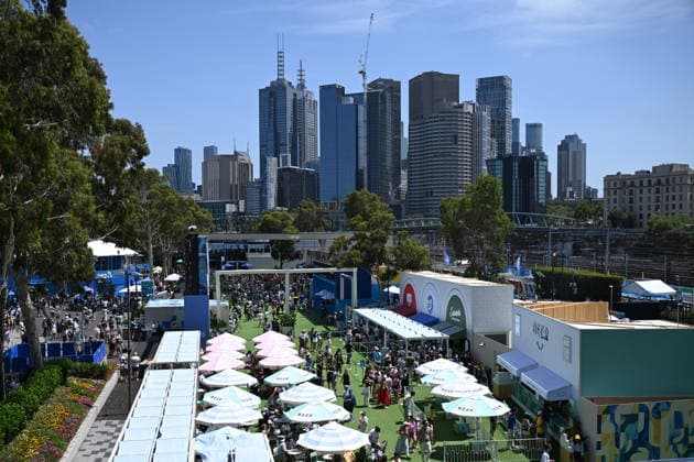 TENNIS AUSTRALIAN OPEN, A general view at Melbourne Park on day 8 of the 2026 Australian Open tennis tournament at Melbourne Park in Melbourne, Sunday, January 25, 2026. ( NO ARCHIVING MELBOURNE VICTORIA AUSTRALIA  Copyright: xJAMESxROSSx 20260125142722189181