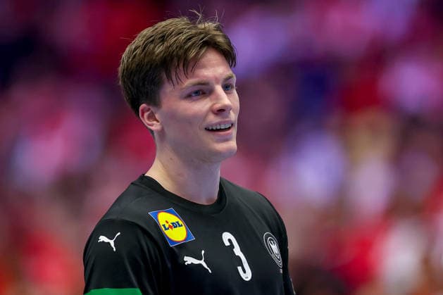 24.01.2026, Handball, Men s EHF EURO 2026, Deutschland - Norwegen, Jyske Bank Boxen in Herning, Dänemark, Main Round: Nils Lichtlein (Germany 03) Dänemark