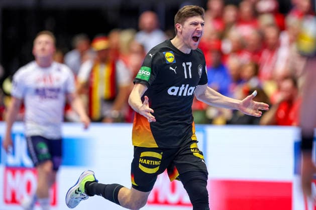 24.01.2026, Handball, Men s EHF EURO 2026, Deutschland - Norwegen, Jyske Bank Boxen in Herning, Dänemark, Main Round: xxxxxxxxxxxxx Dänemark