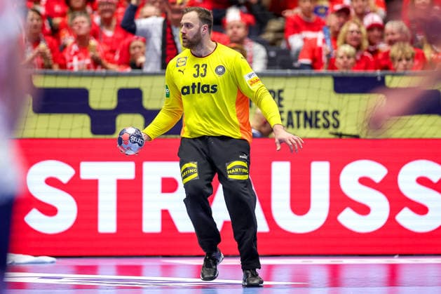 24.01.2026, Handball, Men s EHF EURO 2026, Deutschland - Norwegen, Jyske Bank Boxen in Herning, Dänemark, Main Round: Andreas Wolff (Germany 33) Dänemark