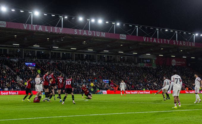 (260125) -- BOURNEMOUTH, Jan. 25, 2026 () -- Liverpool s Dominik Szoboszlai (3rd R) score his side s second goal during the English Premier League match between Bournemouth and Liverpool in Bournemouth, Britain, on Jan. 24, 2026. () FOR EDITORIAL USE ONLY. NOT FOR SALE FOR MARKETING OR ADVERTISING CAMPAIGNS. NO USE WITH UNAUTHORIZED AUDIO, VIDEO, DATA, FIXTURE LISTS, CLUB LEAGUE LOGOS OR LIVE SERVICES. ONLINE IN-MATCH USE LIMITED TO 45 IMAGES, NO VIDEO EMULATION. NO USE IN BETTING, GAMES OR SINGLE CLUB LEAGUE PLAYER PUBLICATIONS. (SP)BRITAIN-BOURNEMOUTH-FOOTBALL-PREMIER LEAGUE-BOURNEMOUT VS LIVERPOOL Xinhua 
