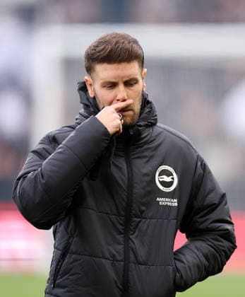 London, England, 24th January 2026. Fabian Hürzeler of Brighton during the Fulham vs Brighton and Hove Albion Premier League match at Craven Cottage, London. Picture credit should read: David Klein Sportimage EDITORIAL USE ONLY. No use with unauthorised audio, video, data, fixture lists, club league logos or live services. Online in-match use limited to 120 images, no video emulation. No use in betting, games or single club league player publications. SPI_046_DK_FULHAM_BRIGHTON SPI-4482-0038