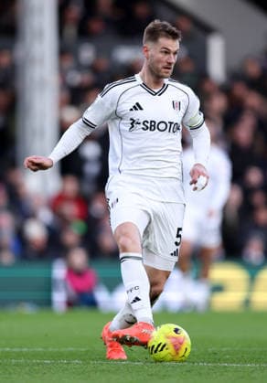 London, England, 24th January 2026. Joachim Andersen of Fulham during the Fulham vs Brighton and Hove Albion Premier League match at Craven Cottage, London. Picture credit should read: David Klein Sportimage EDITORIAL USE ONLY. No use with unauthorised audio, video, data, fixture lists, club league logos or live services. Online in-match use limited to 120 images, no video emulation. No use in betting, games or single club league player publications. SPI_079_DK_FULHAM_BRIGHTON SPI-4482-0071