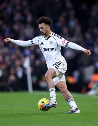 London, England, 24th January 2026. Antonee Robinson of Fulham during the Fulham vs Brighton and Hove Albion Premier League match at Craven Cottage, London. Picture credit should read: David Klein Sportimage EDITORIAL USE ONLY. No use with unauthorised audio, video, data, fixture lists, club league logos or live services. Online in-match use limited to 120 images, no video emulation. No use in betting, games or single club league player publications. SPI_082_DK_FULHAM_BRIGHTON SPI-4482-0074