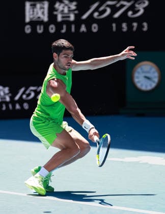 Carlos Alcaraz (ESP) Australian Open 2026, Melbourne Park, Melbourne, Victoria, Australia. Copyright: xJuergenxHasenkopfx