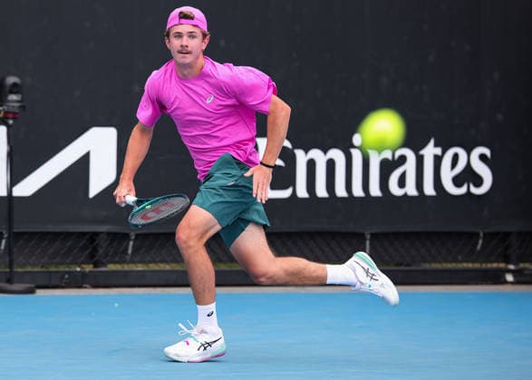 Flynn Thomas, Australian Open 2026, Melbourne Park, Melbourne, Victoria, Australia. Copyright: xJuergenxHasenkopfx