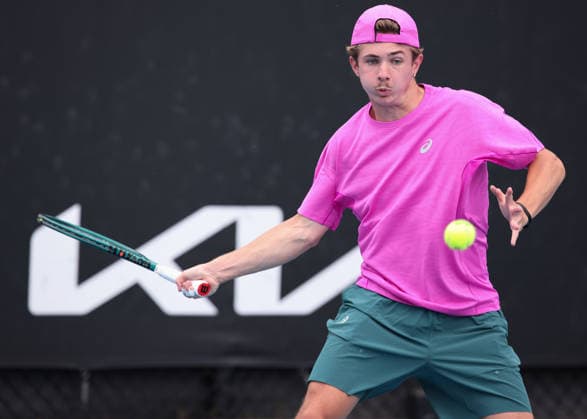 Flynn Thomas, Australian Open 2026, Melbourne Park, Melbourne, Victoria, Australia. Copyright: xJuergenxHasenkopfx