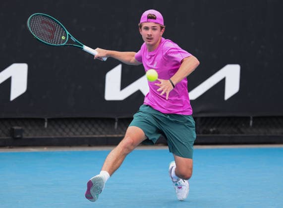 Flynn Thomas, Australian Open 2026, Melbourne Park, Melbourne, Victoria, Australia. Copyright: xJuergenxHasenkopfx