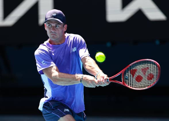 Tommy Paul, Australian Open 2026, Melbourne Park, Melbourne, Victoria, Australia. Copyright: xJuergenxHasenkopfx