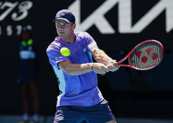 Tommy Paul, Australian Open 2026, Melbourne Park, Melbourne, Victoria, Australia. Copyright: xJuergenxHasenkopfx