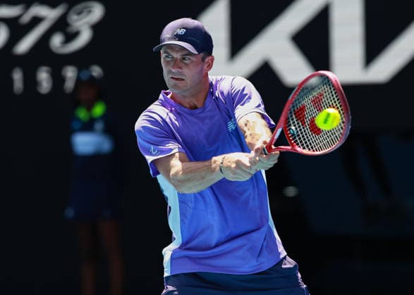 Tommy Paul, Australian Open 2026, Melbourne Park, Melbourne, Victoria, Australia. Copyright: xJuergenxHasenkopfx