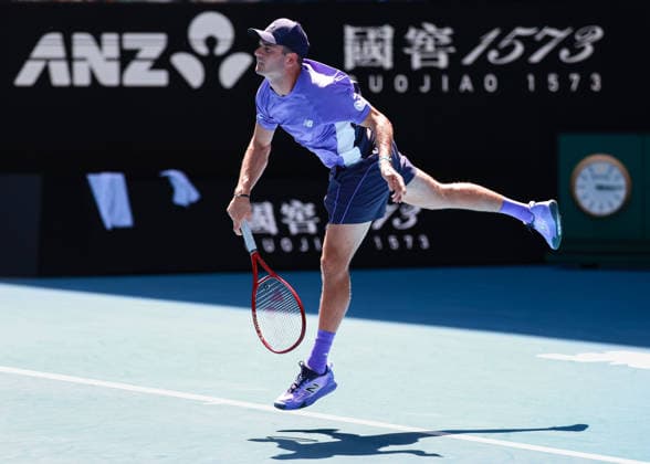 Tommy Paul, Australian Open 2026, Melbourne Park, Melbourne, Victoria, Australia. Copyright: xJuergenxHasenkopfx