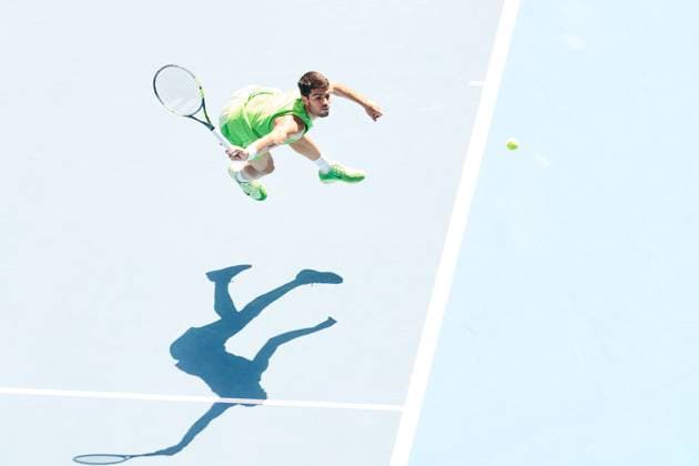 Carlos Alcaraz of Spain Australian Open tennis tournament, Day Eight, Melbourne Park, Australia - 25 Jan 2026Melbourne Melbourne Park Victoria (VIC) Australia  Copyright: xRachelxBach Shutterstockx 16380469as