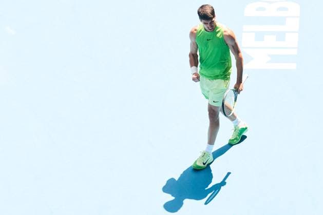 Carlos Alcaraz of Spain Australian Open tennis tournament, Day Eight, Melbourne Park, Australia - 25 Jan 2026Melbourne Melbourne Park Victoria (VIC) Australia  Copyright: xRachelxBach Shutterstockx 16380469av