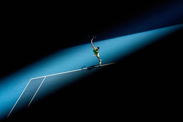 Carlos Alcaraz of Spain Australian Open tennis tournament, Day Eight, Melbourne Park, Australia - 25 Jan 2026Melbourne Melbourne Park Victoria (VIC) Australia  Copyright: xRachelxBach Shutterstockx 16380469az