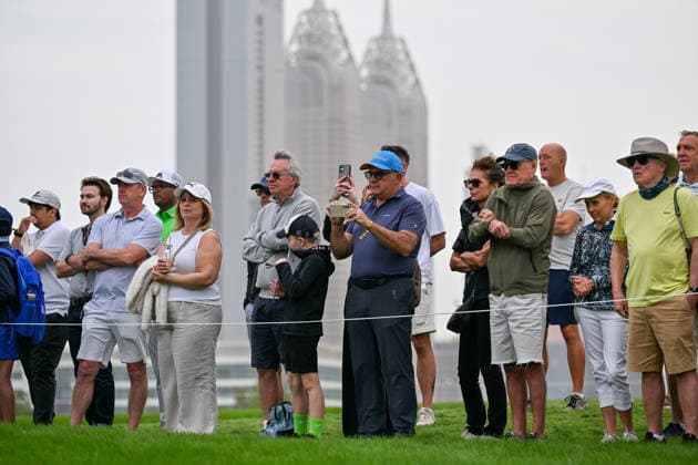 Hero Dubai Desert Classic 2026 in Dubai Hero Dubai Desert Classic 2026 golf turnuvasi, Birlesik Arap Emirlikleri nin (BAE) Dubai kentindeki Emirates Golf Club ta düzenlendi. Kuzey Irlandali golfçü Rory McIlroy, Hollandali Darius van Driel ile turnuvanin dördüncü ve final turunda rakibiyle mücadele etti. Waleed Zein Anadolu Dubai United Arab Emirates. Editorial use only. Please get in touch for any other usage.  Copyright: x2026xAnadoluxWaleedxZeinx