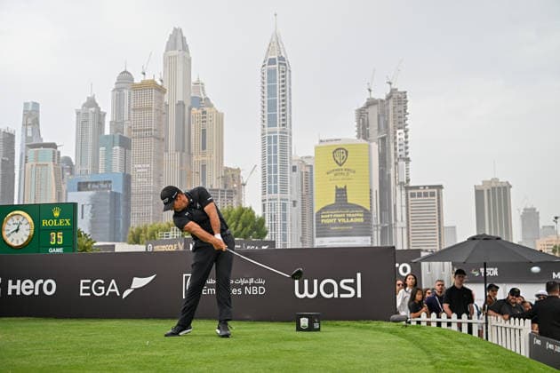 Hero Dubai Desert Classic 2026 in UAE DUBAI, UNITED ARAB EMIRATES - JANUARY 25: American golfer Patrick Reed competes in the fourth and final round of the Hero Dubai Desert Classic 2026 at Emirates Golf Club in Dubai, United Arab Emirates on January 25, 2026. Waleed Zein Anadolu Dubai United Arab Emirates. Editorial use only. Please get in touch for any other usage.  Copyright: x2026xAnadoluxWaleedxZeinx