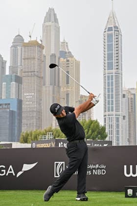 Hero Dubai Desert Classic 2026 in UAE DUBAI, UNITED ARAB EMIRATES - JANUARY 25: American golfer Patrick Reed competes in the fourth and final round of the Hero Dubai Desert Classic 2026 at Emirates Golf Club in Dubai, United Arab Emirates on January 25, 2026. Waleed Zein Anadolu Dubai United Arab Emirates. Editorial use only. Please get in touch for any other usage.  Copyright: x2026xAnadoluxWaleedxZeinx