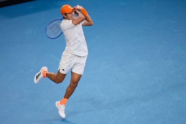 Learner Tien of the United States of America Australian Open tennis tournament, Day Eight, Melbourne Park, Australia - 25 Jan 2026Melbourne Melbourne Park Victoria (VIC) Australia  Copyright: xRachelxBach Shutterstockx 16380469df